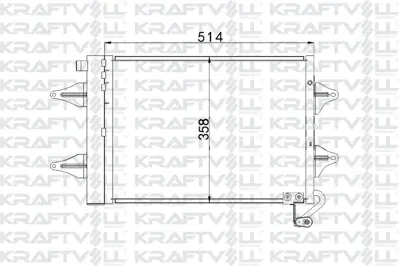 KRAFTVOLL 08060127 Klima Radyatoru Polo Cordoba Ibıza Iı Iv Fabıa Roomster 1.0 1.2 1.4 1.6 1.8 1.9tdı 93>16