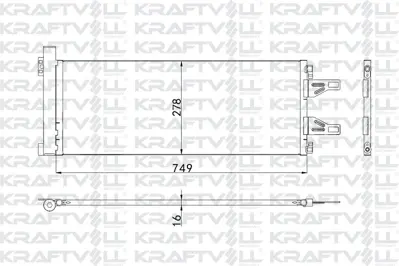 KRAFTVOLL 08060213 Klima Radyatoru Boxer Iıı Jumper Iıı 2,2hdı 3,0hdı Ducato Iıı Scanıa 3,0jtd