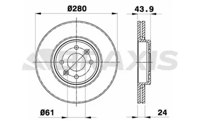 BRAXIS AE0013 On Fren Dısk Aynası Havalı Captur Clıo Iı Iıı Kangoo I Laguna I Megane I Iı Scenıc I Iı Dokker Lodgy GM 402060540R, GM 402065719R, GM 402069518R, GM 7700426389, GM 7701201320, GM 402068053R, GM 7701205086, GM 7701205230, GM 7701205842, GM 7701206118