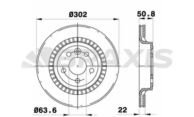 BRAXIS AE0433 Arka Fren Dısk Aynası Volvo Xc60 08=>17 GM 31277357, GM 31381987, GM 31410569, GM 31471033, GM 3140569, GM 31277357S1, GM 31277357SK, GM 31410589