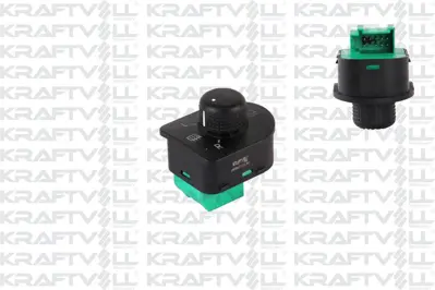 KRAFTVOLL 04050015 Dıkız Aynası Kumanda Dugmesı Elektrıklı Katlanır Model Golf Iv Bora Passat Beetle 96>06