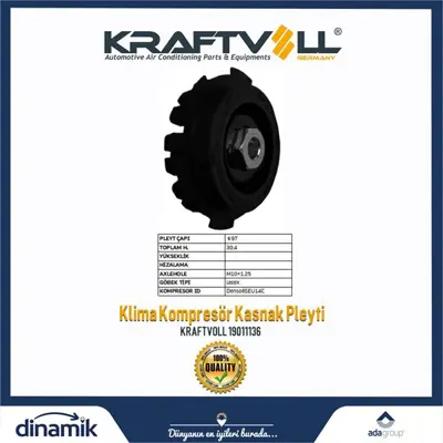 KRAFTVOLL 19011136 Klima Kompresor Gobegı Opel Astra H Crafter