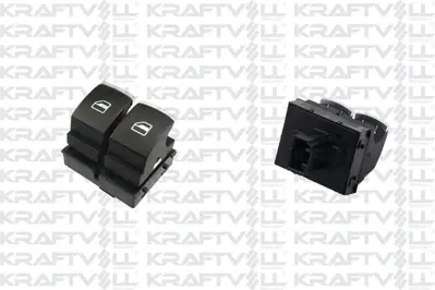 KRAFTVOLL 04050058 Cam Acma Kapama Anahtarı Sol Ikılı Amarok Caddy Golf Ibıza Leon Passat Polo Touareg