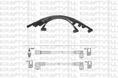 KRAFTVOLL 05070241 Bujı+bobın Kablosu Felıcıa 1,3 94>98 (Epdm Kablo)