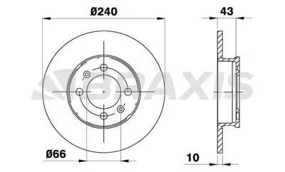 BRAXIS AE0486 Arka Fren Dısk Aynası Mg F Tf 1.6ı 1.8ı Vvc GM GBD90842, GM SDB100460, GM SDB100461, GM GBD90841, GM SDB100500, GM GDB90841, GM GDB90842, GM GBD90852, GM 230430