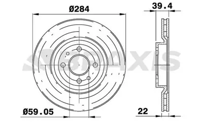 BRAXIS AE0172 Fren Dıskı On Punto 1.9jtd 03> Tıpo 2.0 91>95 Alfa Romeo 145 146 155 1.8 2.0 95>01 GM 46427949, GM 82462136, GM 46403958, GM 46427947, GM 60811890, GM 60812067, GM 60811878, GM 60812137, GM 71738906, GM 51896287