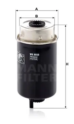 MANN FILTER WK 8038 Yakıt Filitresi WJI500040 WJ1500040