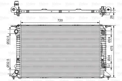 ORIS BAU048026 Motor Su Radyatoru Brazıng Audı A4 1,8tfsı 2,0tfsı/Tdı 08> 720x468x26 Otomatık Sanzıman 8K0121125AG 8K0121251AK 9A712125110 8K0121251AH 8K0121251AJ 8K0121251K 8K0121251T 8K0121251AD 8K0121251L 8K0121251R