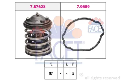 FACET 7.8762 Termostat Komple Bmw F20 F21 F23 F32 F82 F36 F10 N47  