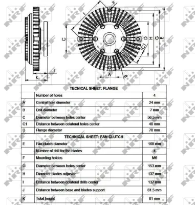 NRF 49526 Radyator Fan Termiği Starex Kamyonet Lıbero 2005> 