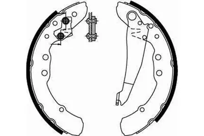 TRW GS8544 Arka Fren Balatası Pabuc Passat Passat Varıant 89 97 431609528A 357609527E 357698525C 357698525CT 8A0609525 357698525CX 357609525C 357609528E 8A0609528B 8A0609527B
