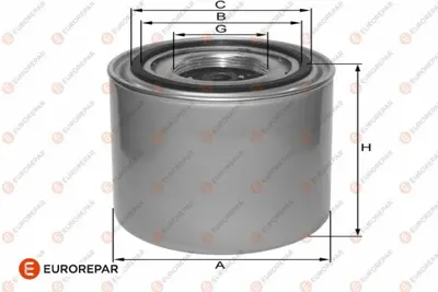 EUROREPAR 1682285680 Emyağ Filtresi Elmanı Ps A 1682285680