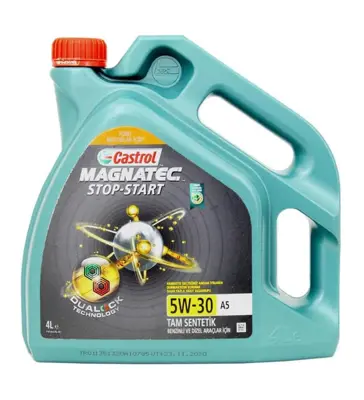 MOBIL CASTROL MAGNETECH 5W30 Motor Yagı Castrolmagnetech St 5w30 A5 4 Lıtre