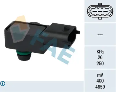 FAE 15056 Sensör Emme Borusu Basıncı Combo Tour 1.7 Cdtı 16v 6335606 97287868 37830PLZD00 6235606