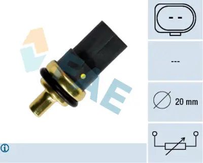 FAE 33784 Hararet Müşürü A4 1.6 1.8 T 06A919501A 06A919501