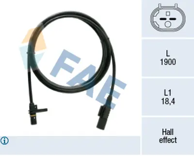 FAE 78526 Abs Sensörü Ön Sağ-Sol Crafter 06>16 