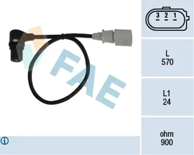 FAE 79056 Krank Mili Sensörü A3 1.6 1.8 1.8t 6A906433C 6A905161B 1810 6A906433E 6A906445 313754 6A906433A 1JD906433 78906433B 22957147