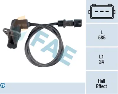 FAE 79103 Krank Devir Sensörü Toledo Ibıza Iı Golf Iıı 37906433A 37906433B 37906433C 6A906433B LR005792 6A906433L 6A906433N 6A906433G 64906433G