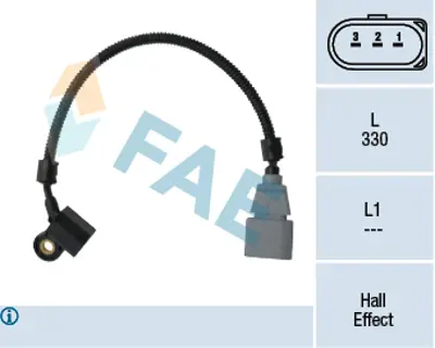 FAE 79331 Eksantrik Devir Sensörü Golf6-Passat-T5-Caddy-Polo 03L957147A 03L957147