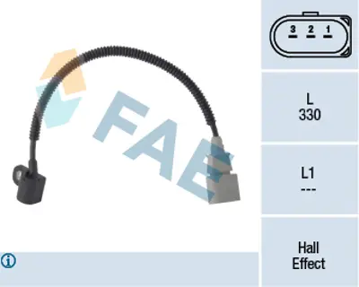 FAE 79341 Eksantrik Devir Sensörü A3 Altea Golf V 