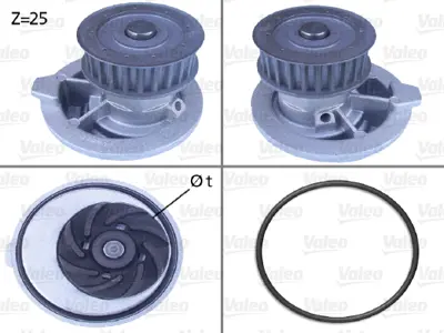 LUCAS LWP4104M Devirdaim Vectra-A 1,8-2,0 93-96 90444123 1334054 R1160031 636746 636228 636568 636727 636738 90411769 90411770