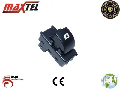 MAXTEL 18211038 Cam Kaldırma Anahtarı Sağ Sol 4pın Peugeot Partner (B9) (08-)  Cıtroen Berlıngo (B9) (08-) Otomatik Turuncu Işık 6490E3 6490HJ 6490HQ 6490QL 1499612898 1499613898 6554HF 6554HJ 6554QL 6554ZL