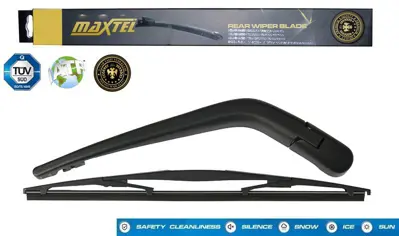 MAXTEL 12612209 Arka Silgi Kolu Ve Silecek Honda Fıt (Gp (10-15) Honda Jazz (Gp) (10-15) 350mm 