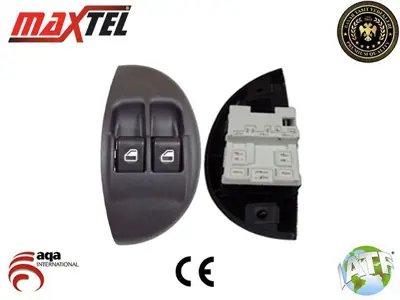 MAXTEL 18205005 Cam Kaldırma Düğmesi Ön Sol Palıo (02-07) Sıena  (96-) 717135614 717135614WB