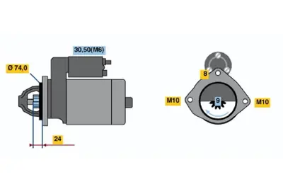 BOSCH 0 001 115 045 Mars Motoru Bmw E87 E90 E60 E83 E70 12417798036