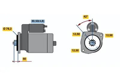 BOSCH 0 001 120 410 Marş Motoru AH911023A AH911023AX