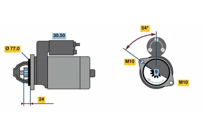 BOSCH 0 001 138 017 Marş Motoru 361002B300 M361002B300