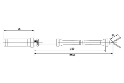 BOSCH 0 265 004 009 Abs Sensoru On Sprınter 95 / 06> Lt35 95> 2D0927807 A9015421717