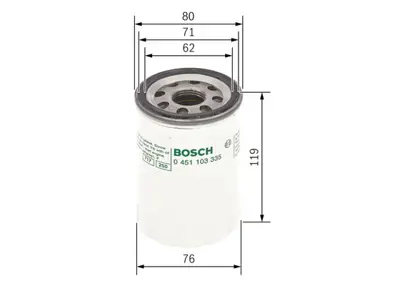 BOSCH 0 451 103 335 Yag Fıltresı 71753741 EAZ1354