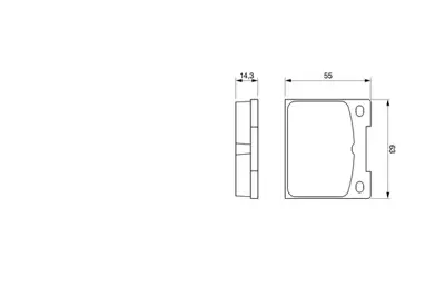 BOSCH 0 986 460 881 Dısk Balata 275895 424534 5018901 82315997 GBP223