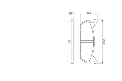 BOSCH 0 986 461 146 Dısk Balata 5580062G11 AY060MA006 V9118D003