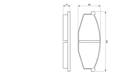 BOSCH 0 986 468 630 Dısk Balata Nıssan Patrol Mazda On 1Y193328Z V9118N040