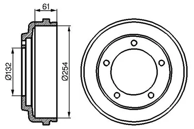 BOSCH 0 986 477 048 Arka Kampana Transıt T12 93>00 (92vb 1126 Aa) 92VB1126AA