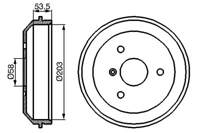 BOSCH 0 986 477 103 Fren Kampanası A4514230001