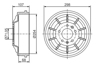 BOSCH 0 986 477 300 Fren Kampanası 424756 K1401417180