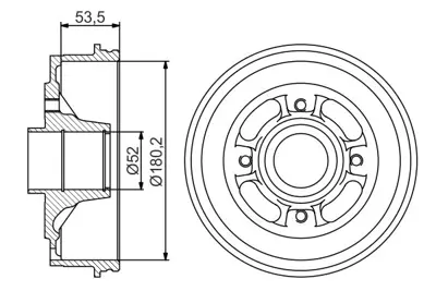 BOSCH 0 986 477 304 Fren Kampanası 7700783030