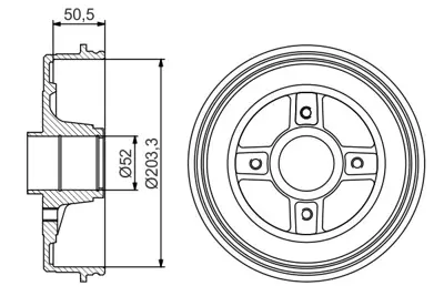 BOSCH 0 986 477 308 Fren Kampanası 43206AX650