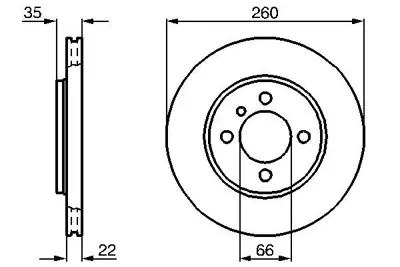 BOSCH 0 986 478 036 Fren Dıskı On Bmw E30                                                             34116752352