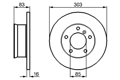 BOSCH 0 986 478 189 Fren Dıskı 424691 A4614210012