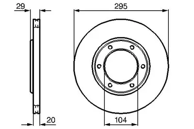 BOSCH 0 986 478 257 Fren Dıskı 40206G9500