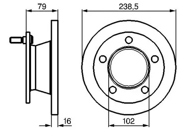 BOSCH 0 986 478 357 Fren Dıskı A6314200372