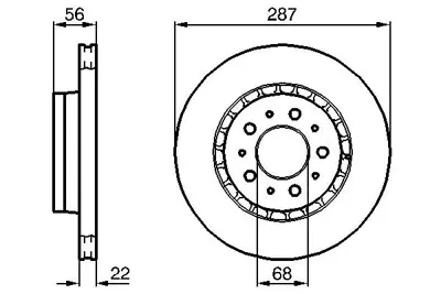 BOSCH 0 986 478 388 Fren Dıskı 13599089