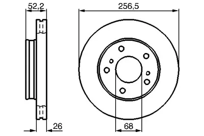 BOSCH 0 986 478 485 Fren Dıskı D02069C10AVA