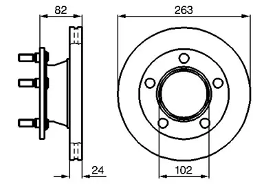 BOSCH 0 986 478 643 Fren Dıskı A6314200172