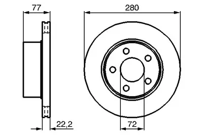 BOSCH 0 986 478 694 Fren Dıskı J3251156