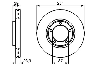 BOSCH 0 986 478 714 Fren Dıskı MB895464